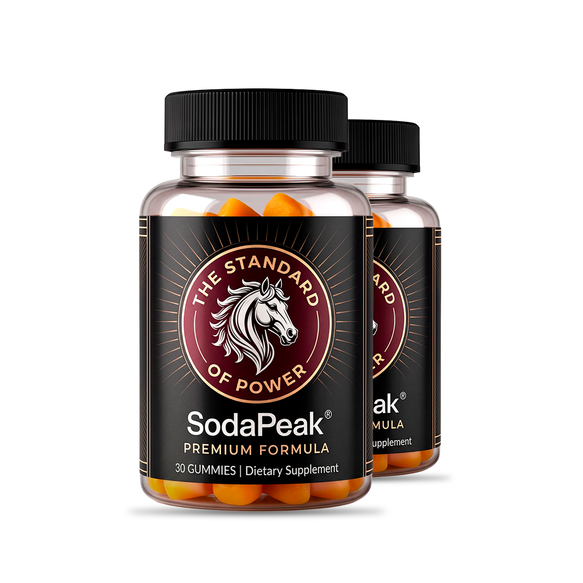 2 original SodaPeak bottles